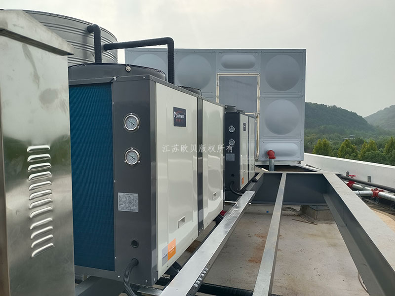 【圖片】南通老年公寓真空管集熱器+空氣能熱泵熱水系統