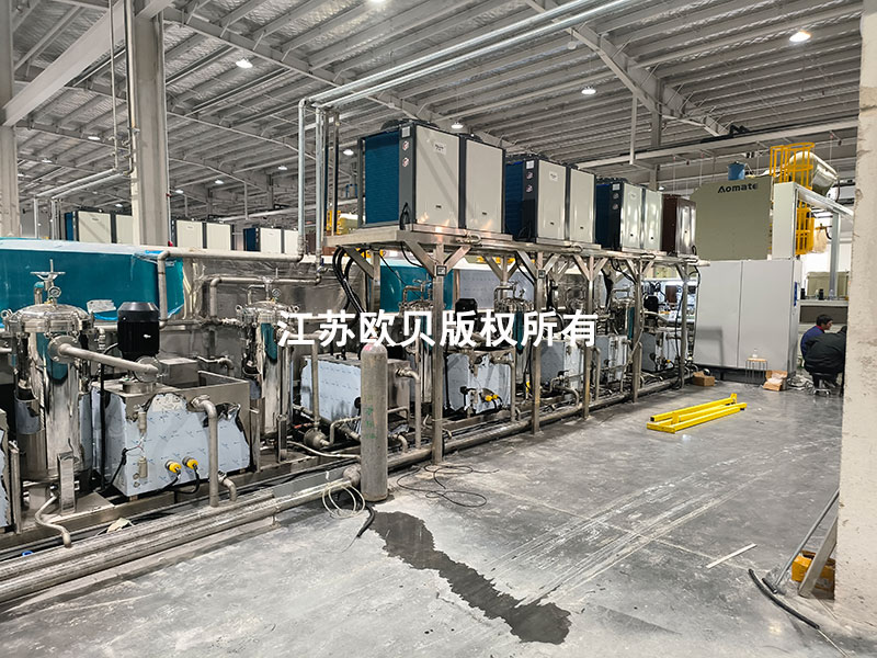 南京超聲波清洗線空氣能熱泵恒溫工程
